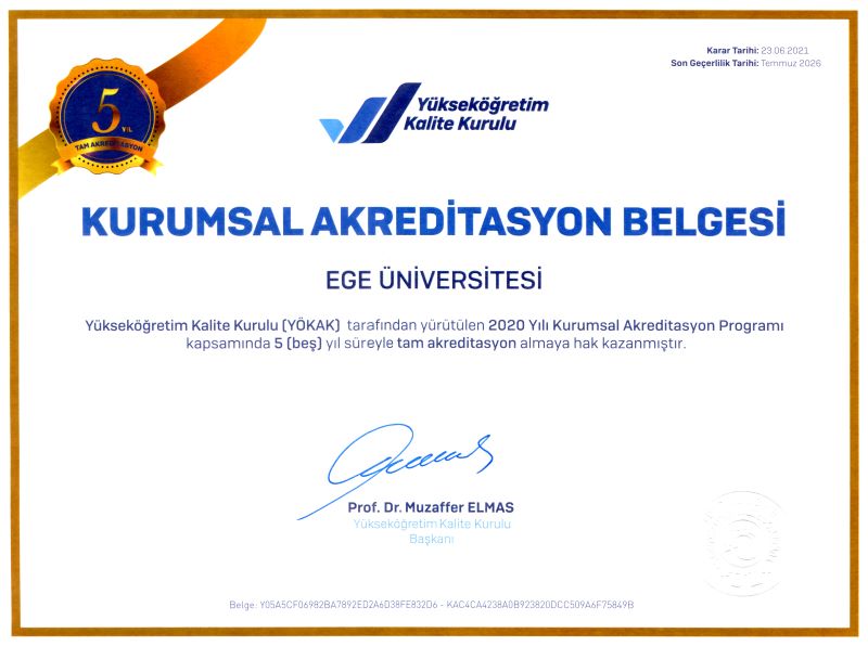 ege üniversitesi öğrenci girişi